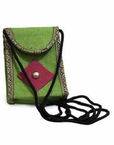 elegant Jute Mobile Cover