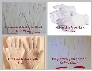 NYLON KNITTED LINT FREE GLOVES