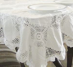 POSITANO Crochet Table Cover