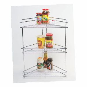 Stainless Steel Wall Mounted Kitchen Shelf