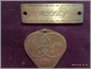 copper name plate