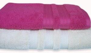 Divine Overseas Premium 2 Pieces Soft Pure Cotton Bath Towel Set