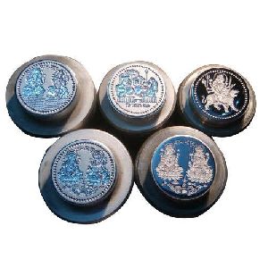 Silver Dull Polish Coin Dies