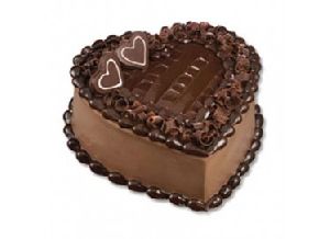 CHOCOLATE HEART SHAPE CAKE