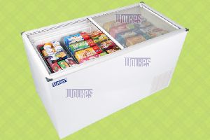 glass top freezer