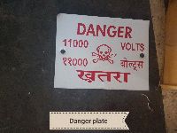 Danger Plate