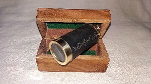 Telescope With Wooden Boxes