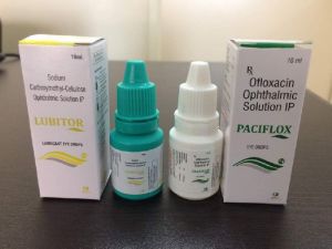 OFLOXACIN EYE DROP, CORBOXYMETHYL SELLULOSE EYE DROPS