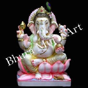 Decorative Marble Ganesh Statue