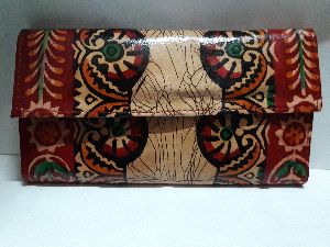 Batick print hand bag