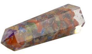 Organite Multi Colour Healing Wand stones