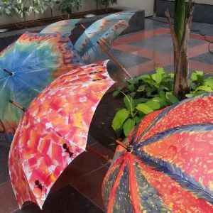 hand painted umbrella