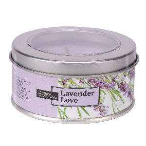 Love Lavender Tin Candles