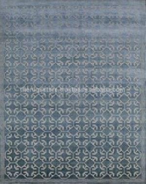 Wool & Art Silk Tibetan Rugs