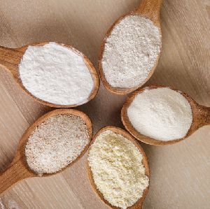 semolina(Suji) ,white (Maida) & Gram flour (Besan)