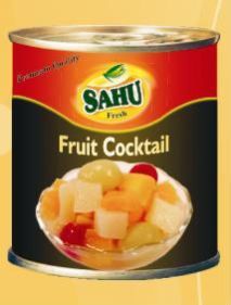 Canned fruit cocktail