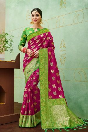 banarasi brocade silk saree