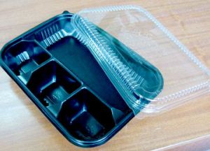 transparent plastic containers