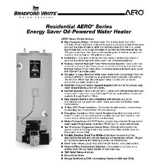 OIL FIRED WATER HEATERS
