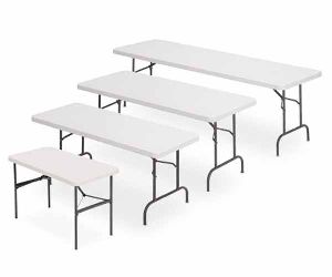 plastic folding tables