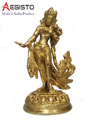 Brass Dancing Tara Statue