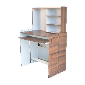 Laminated Study Table with Book Shelf
