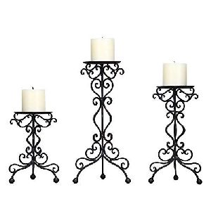 Iron Candle Holder