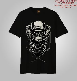 MEN PRINTED T-SHIRTS (ARTIST MONKEY)