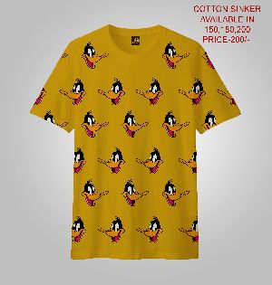 MEN PRINTED T-SHIRTS (DUCK PRINTED)