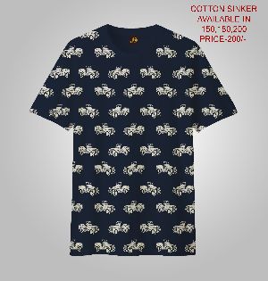 MEN PRINTED T-SHIRTS (JEEP )