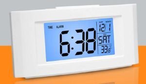 Vista Backlit Table Clock