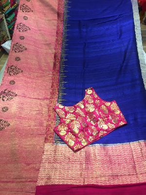 JUTE SILK KANCHI BORDER SAREES