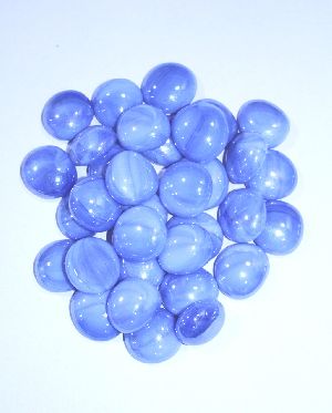 Opal round shape glass pebbles