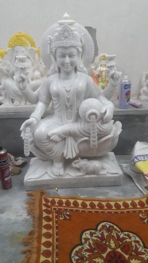 Marble Lakshmi Mata Statue