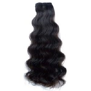 double drawn weft hair