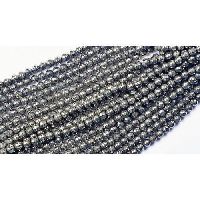 Pyrite Faceted Round Bead