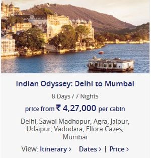 Deccan Odyssey Luxury Train Tour in India