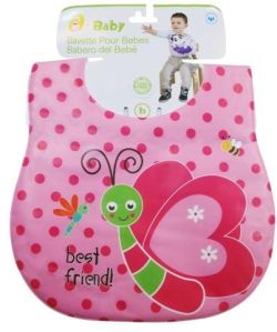 Butterfly vinyl Bib