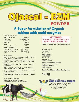 organic calcium animal feed supplement