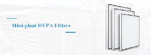 Mini-pleat HEPA FIlters