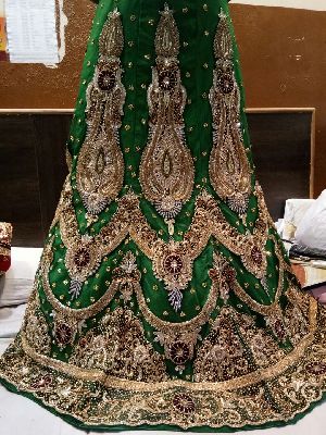 fancy wedding lehenga