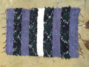 Selvedge cotton door mat