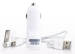 USB Car Charger with Dual Slot