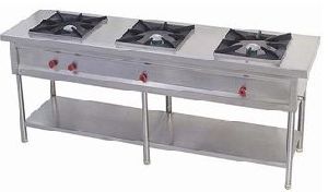 three burner gas range