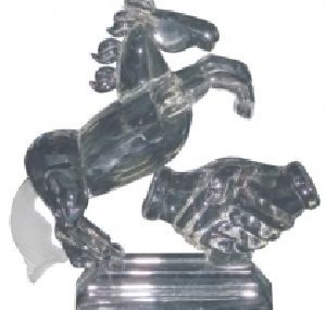 diamond Cry horse Statue