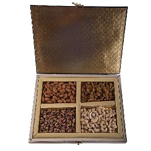 Golden Colored Dry Fruit Box