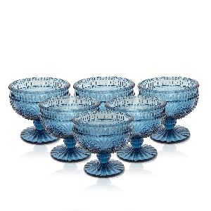 ICE CREAM BOWL BLUE SET