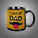 I Luv U Dad Mug