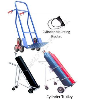 Cylinder Trolley and Cylinder Mounting Bracket