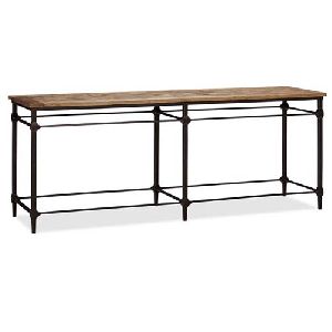 Iron Wooden Console Table